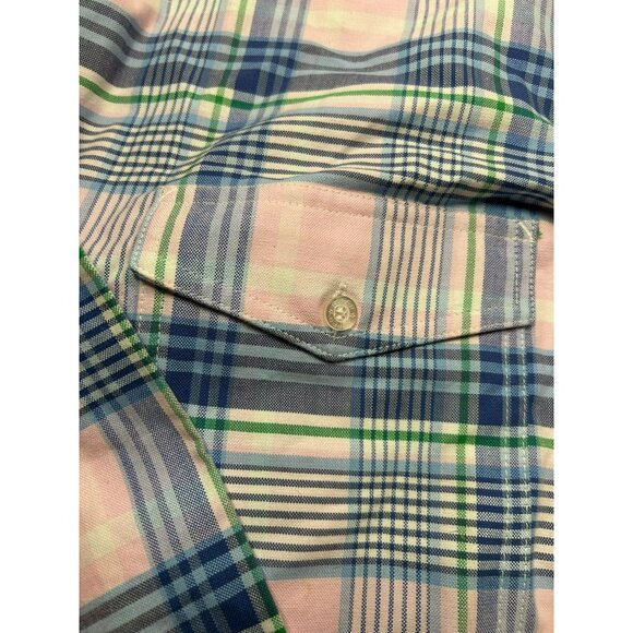 Roper Mens 2XL Heavyweight Plaid Flannel Button-Up Shirt With Western Yoke & Dua - Picture 4 of 9